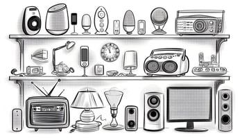 illustration for blog entitled adventures in notsosmart yet progressing world of home tech